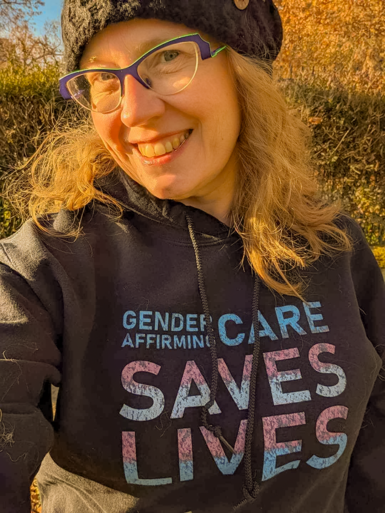 Gender Affirming Care Saves Lives Hoodie - Stevies Safe Space