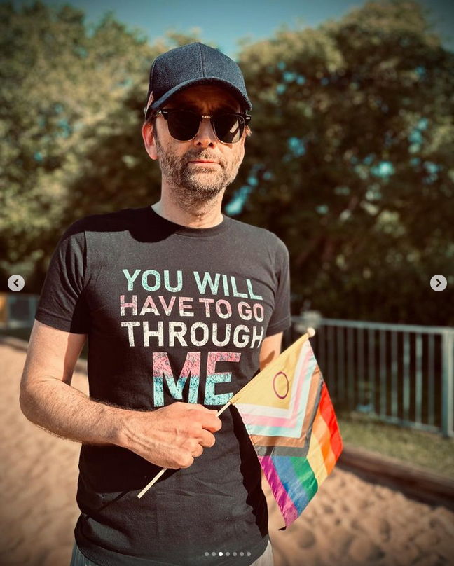 David Tennant | You will have to go through me tee | Stevie's Safe Spaces | Original Tee